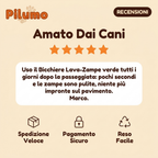 Bicchiere Lava-Zampe verde - recensioni clienti