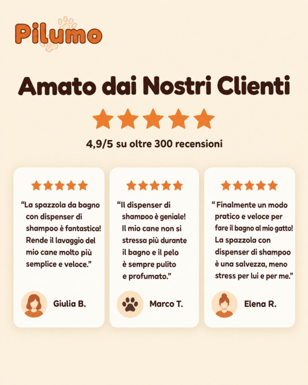 Spazzola da Bagno Pilumo - recensioni clienti