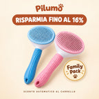 Spazzola autopulente districante - offerta Family Pack